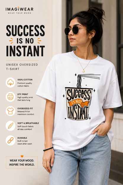 Success Is No Instant Regular Fit Graphic T-Shirt
