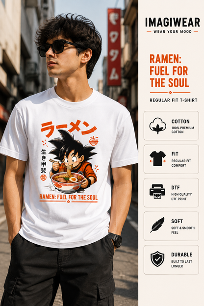 Ramen Fuel for the Soul Regular Fit T-Shirt