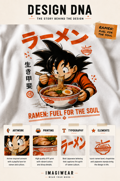Ramen Fuel for the Soul Regular Fit T-Shirt