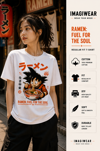 Ramen Fuel for the Soul Regular Fit T-Shirt