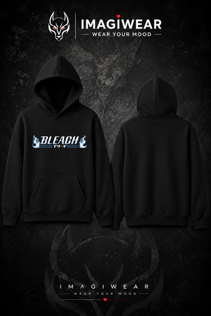Bleach Anime Logo Graphic Hoodie – Unisex Regular Fit 300 GSM