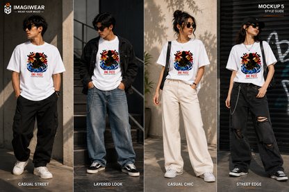 Monkey D. Luffy One Piece Ocean Graphic T-Shirt – Unisex Regular Fit 180 GSM