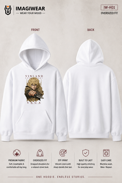 Thorfinn Karlsefni Vinland Saga Graphic Hoodie – Unisex Regular Fit 300 GSM