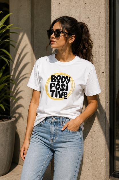 Body Positive | Regular Fit Unisex Graphic T-Shirt