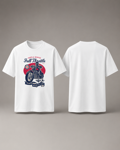 Full Throttle Motorcycle Club Graphic Regular Fit T-Shirt