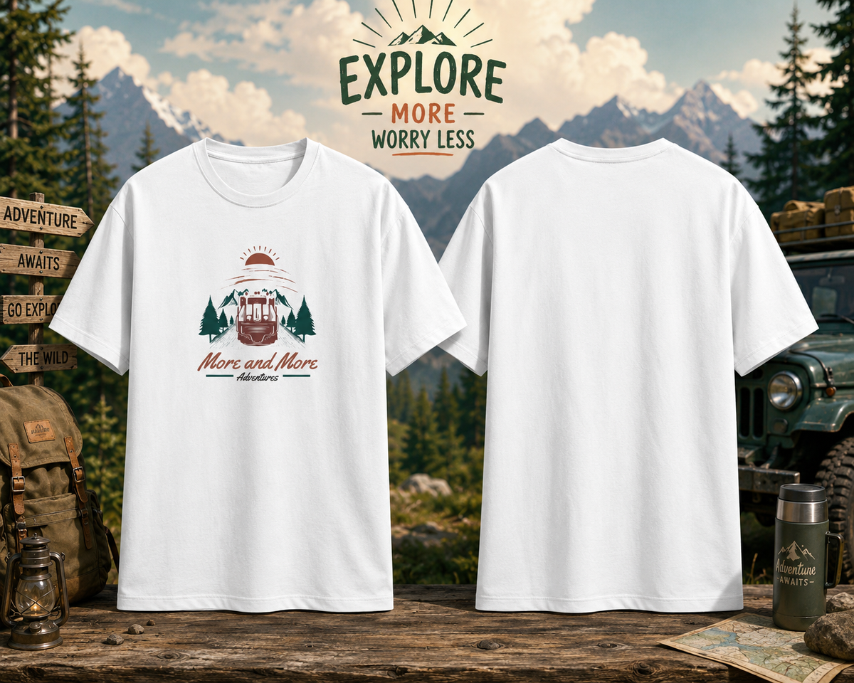 More and More Adventures Graphic Regular Fit T-Shirt