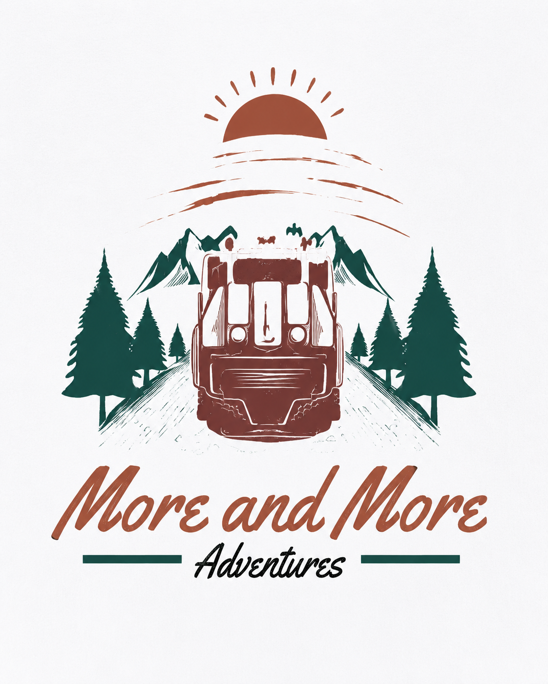 More and More Adventures Graphic Regular Fit T-Shirt