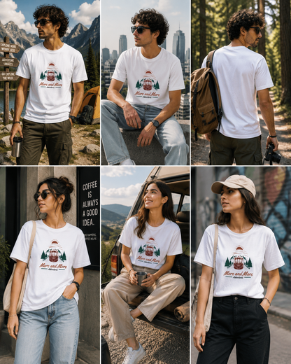 More and More Adventures Graphic Regular Fit T-Shirt