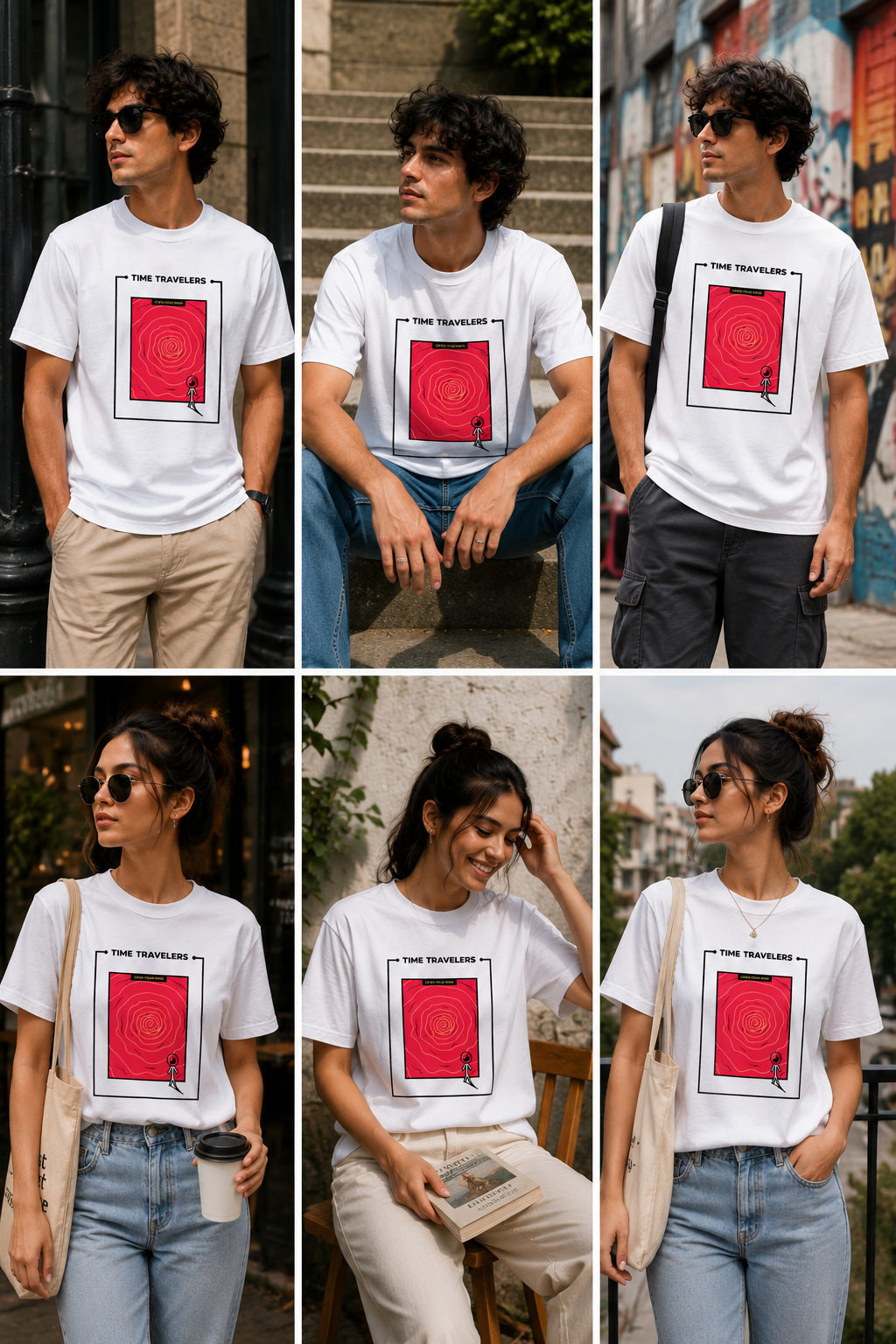 Time Travelers Regular Fit T-Shirt