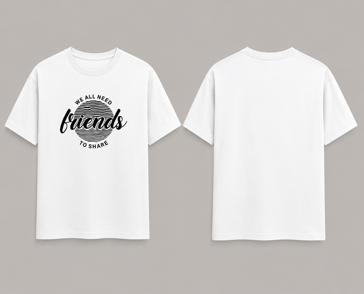 Friends Graphic T-Shirt | Unisex Crew Neck Regular Fit Tee