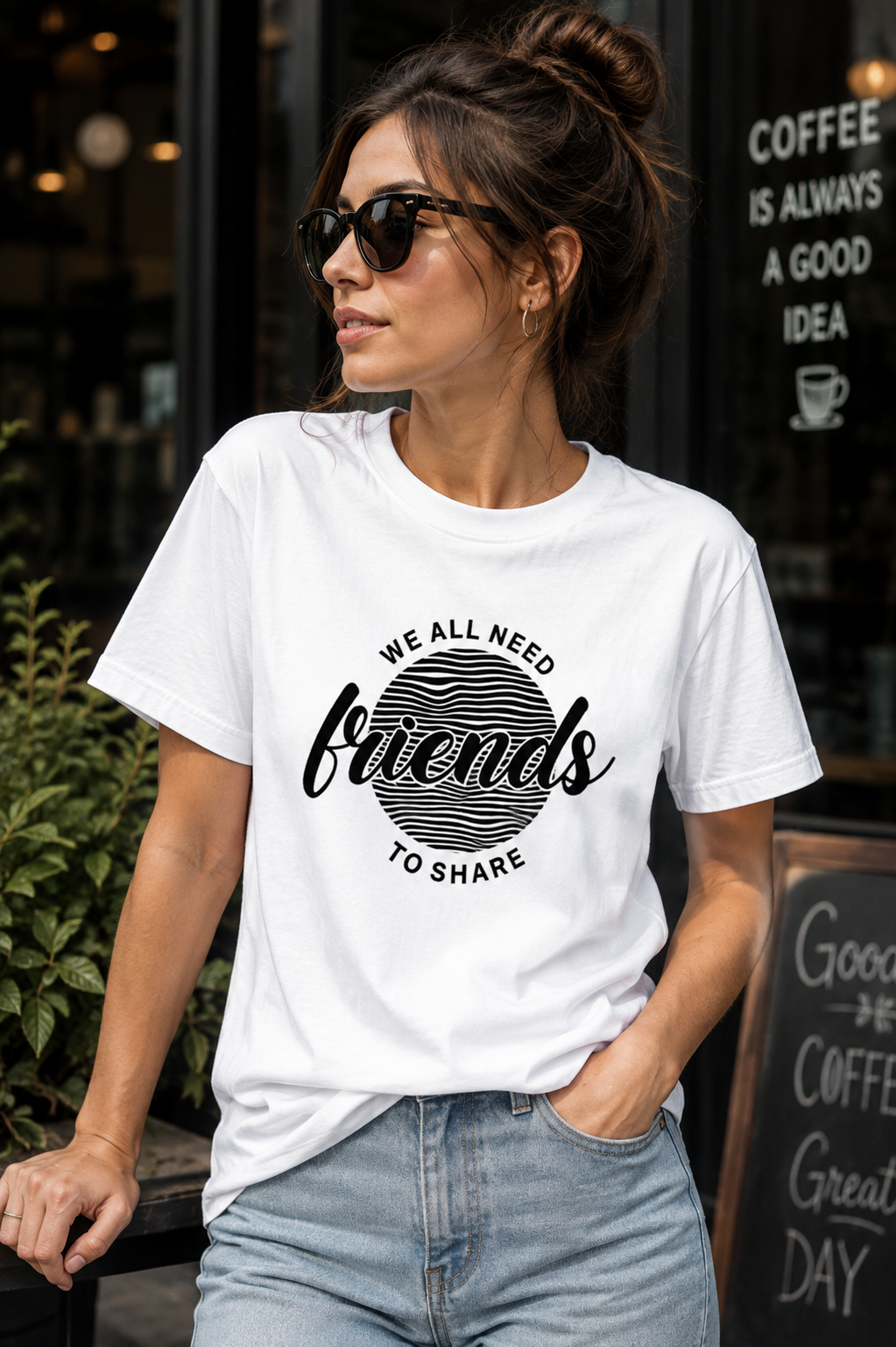 Friends Graphic T-Shirt | Unisex Crew Neck Regular Fit Tee