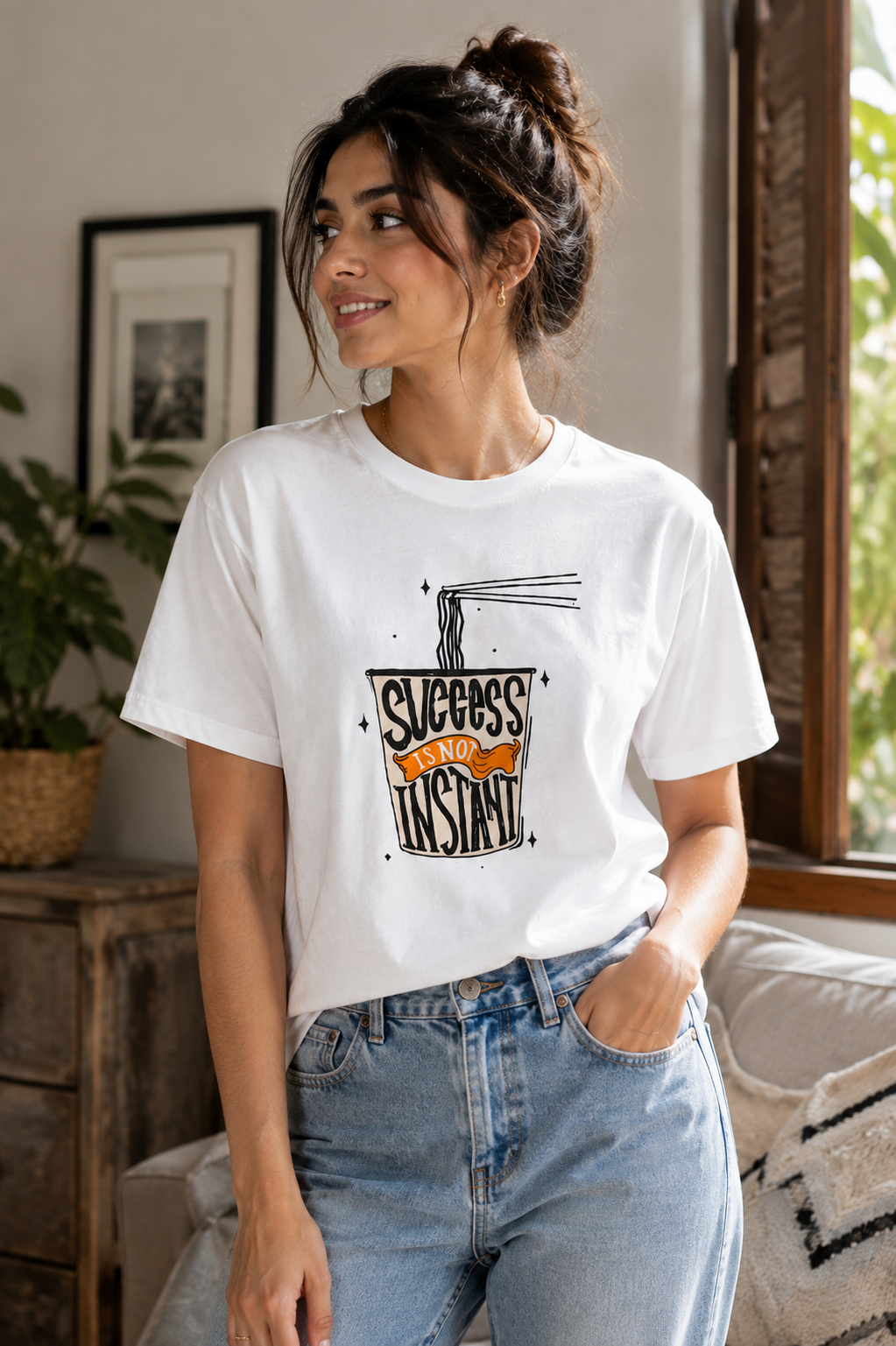 Success Is Not Instant Regular Fit T-Shirt
