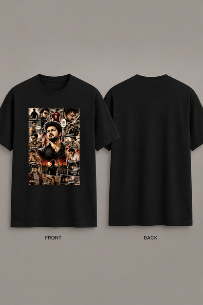 Thalapathy Movie Legacy Graphic Regular Fit Crew T-Shirt