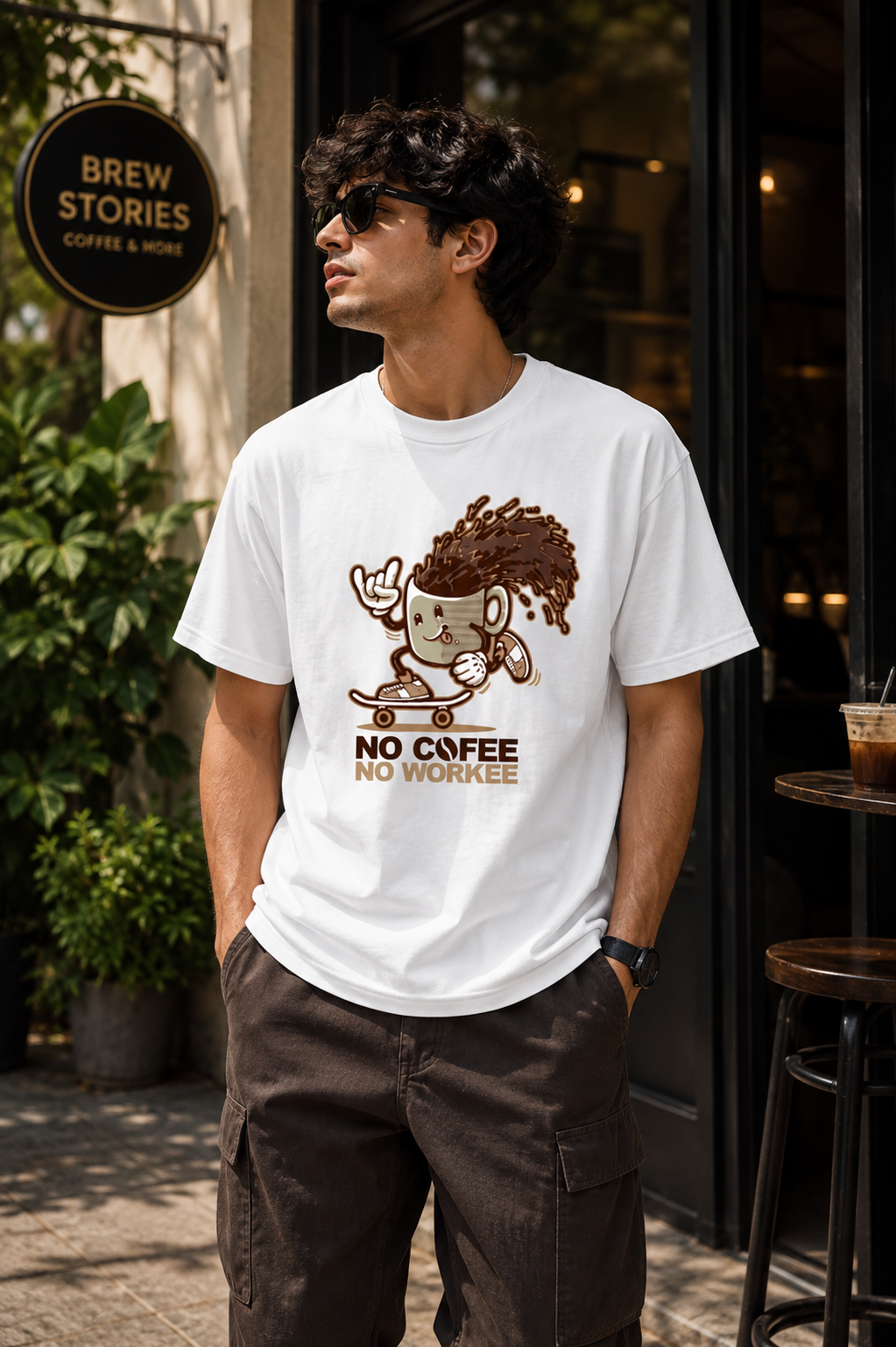 No Coffee No Workee Graphic T-Shirt – Regular Fit