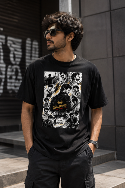 Thalapathy Legacy Graphic Regular Fit Crew T-Shirt