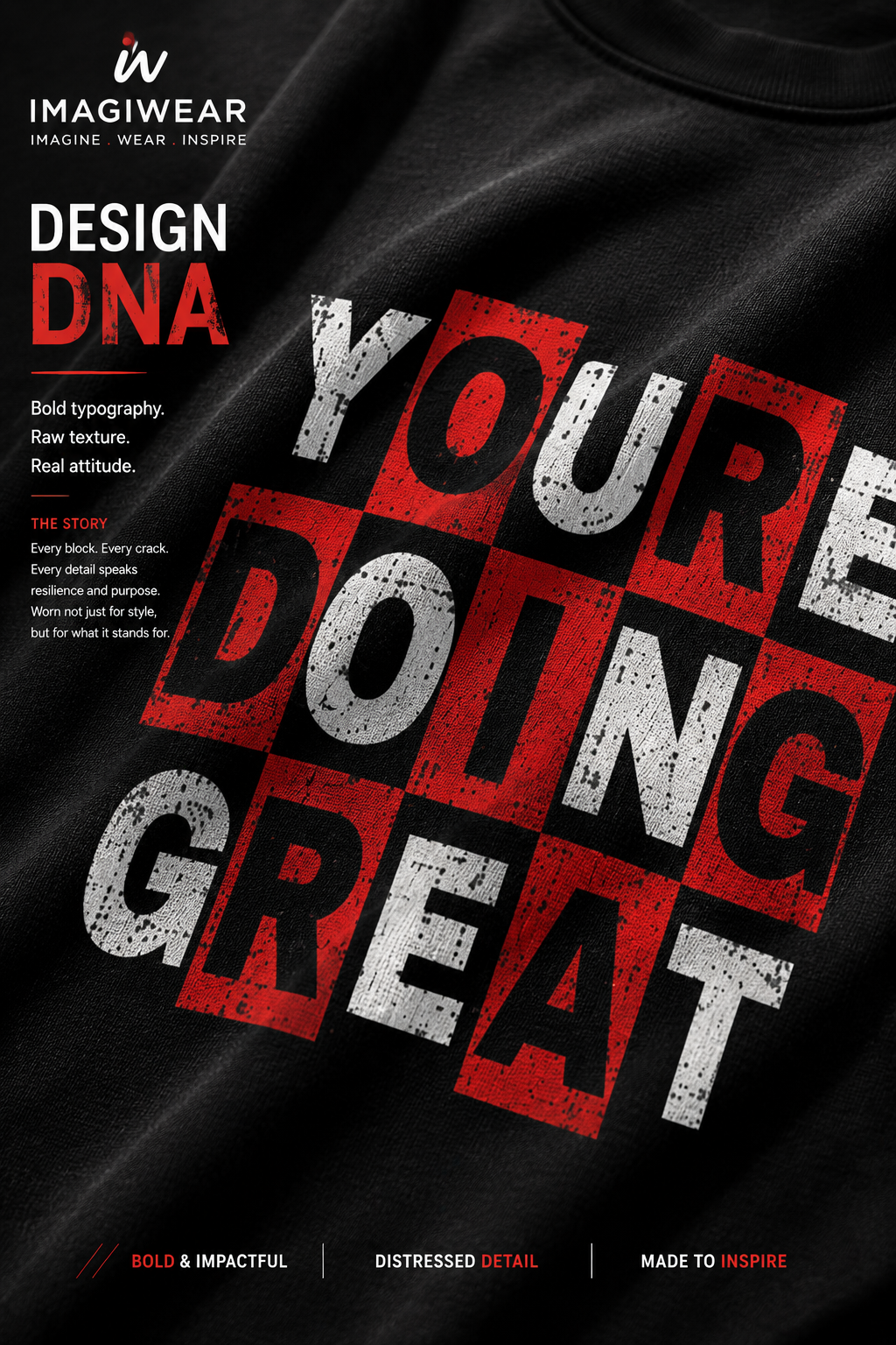 You're Doing Great Motivational T-Shirt | Positive Statement Graphic Tee
