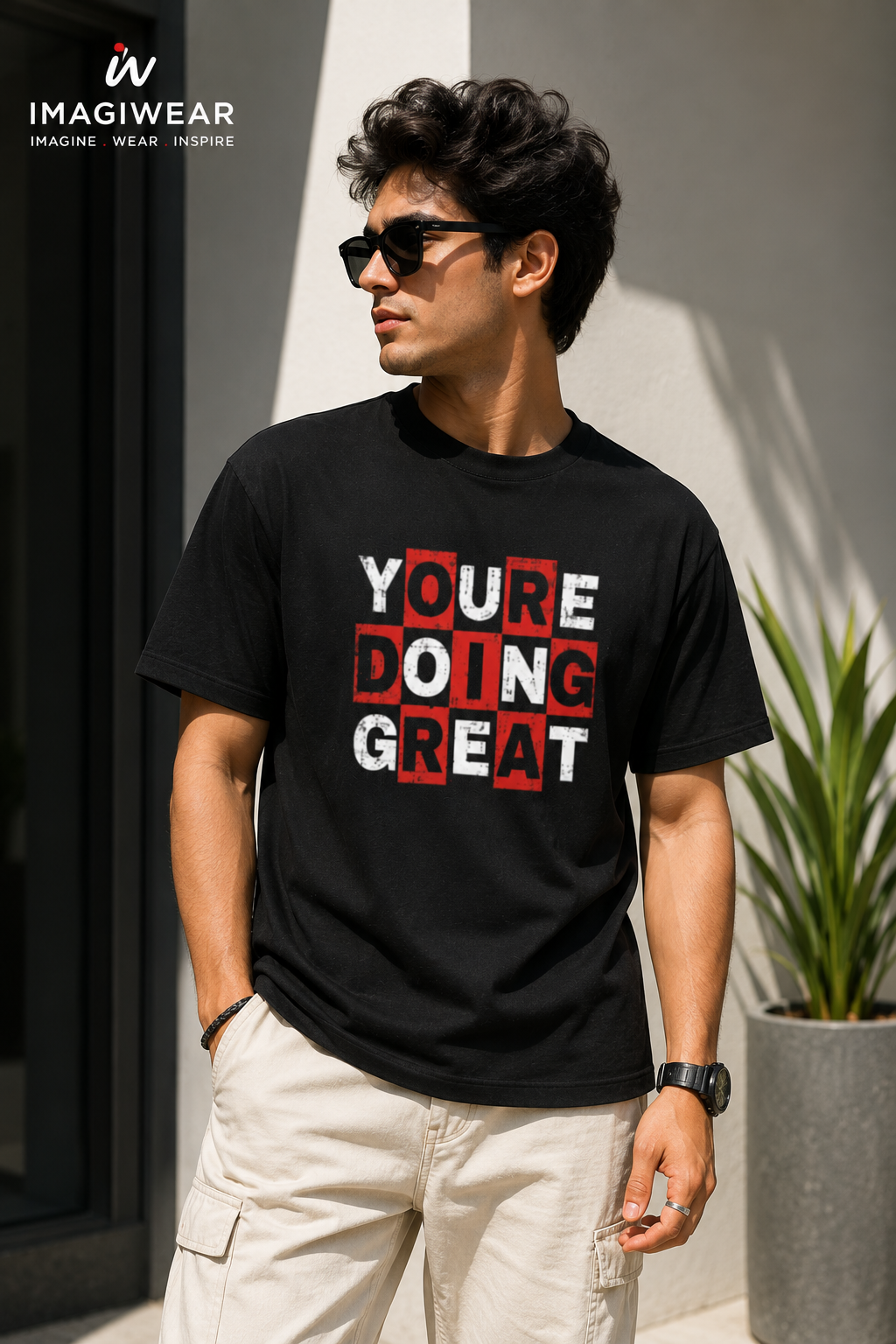 You're Doing Great Motivational T-Shirt | Positive Statement Graphic Tee