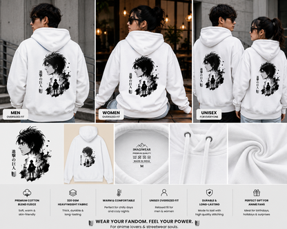 Wings of Freedom Oversized Hoodie | Anime-Inspired Streetwear Hoodie
