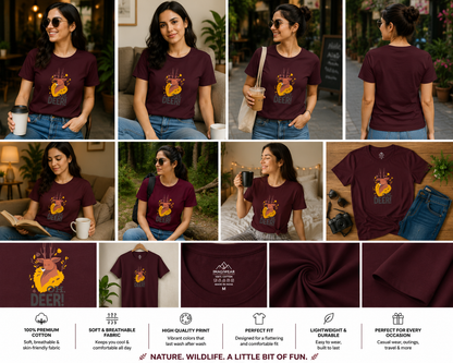 Oh Deer! Women's Classic T-Shirt | Cute Deer Graphic Nature Tee