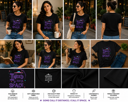 I Need My Space Women's Classic T-Shirt | Funny Space Lover Graphic Tee