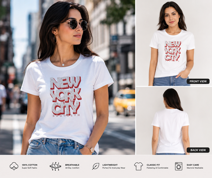 New York City Women's Classic T-Shirt | Urban Street Style Graphic Tee