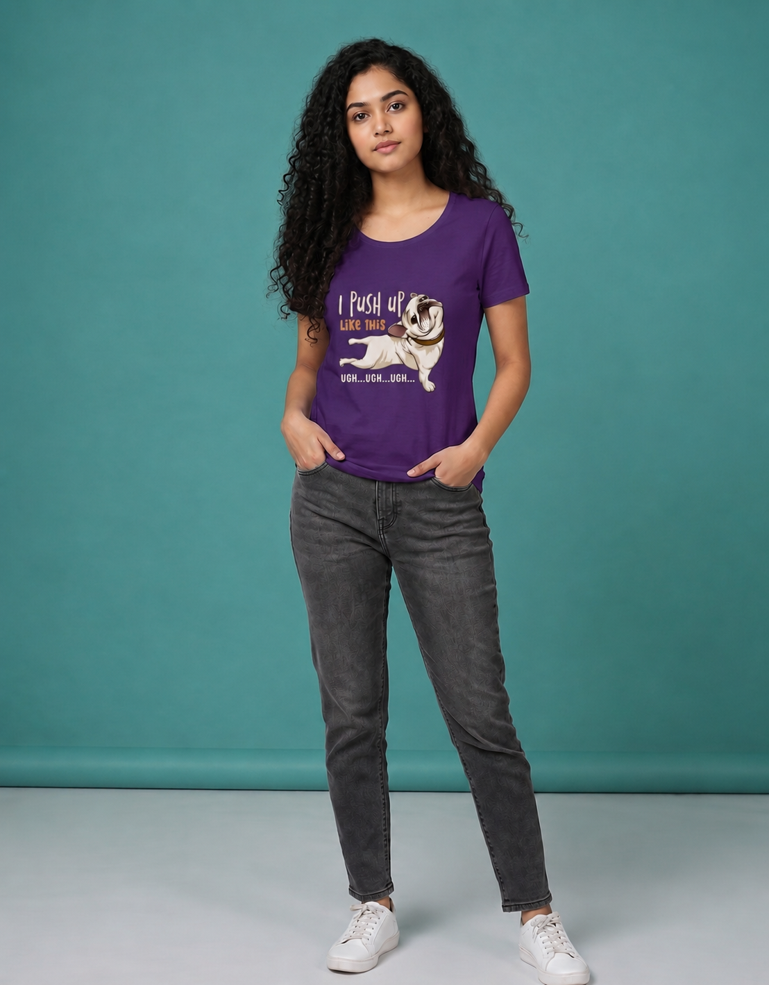 Women’s Funny Dog Graphic T-Shirt | Casual Cotton Tee