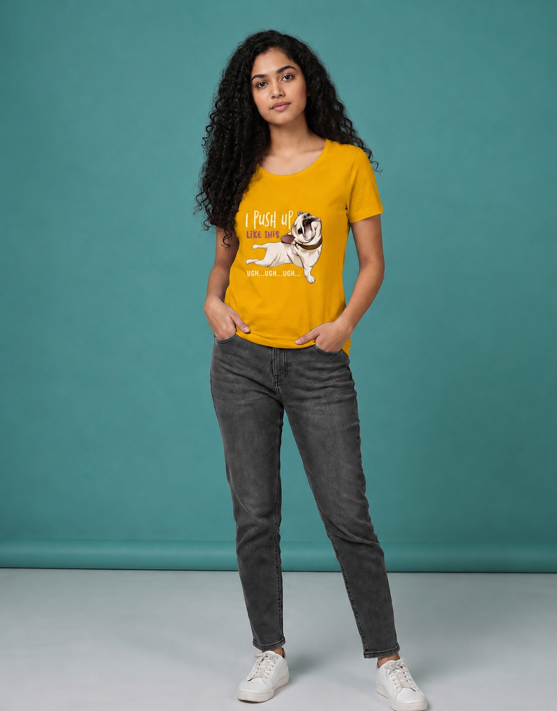 Women’s Funny Dog Graphic T-Shirt | Casual Cotton Tee