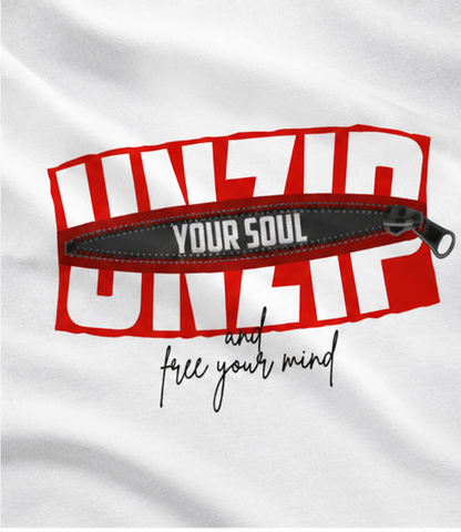 UNZIP Your Soul Oversized Graphic T-Shirt | Unisex Streetwear Cotton Tee