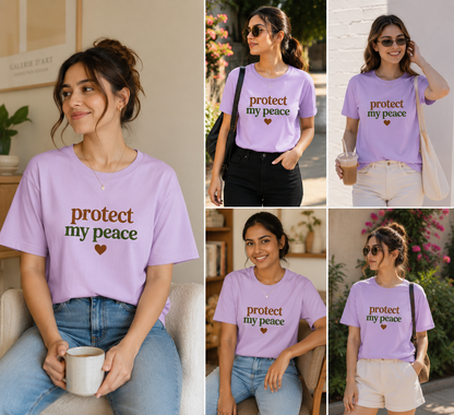 Protect My Peace Women’s Printed T-Shirt