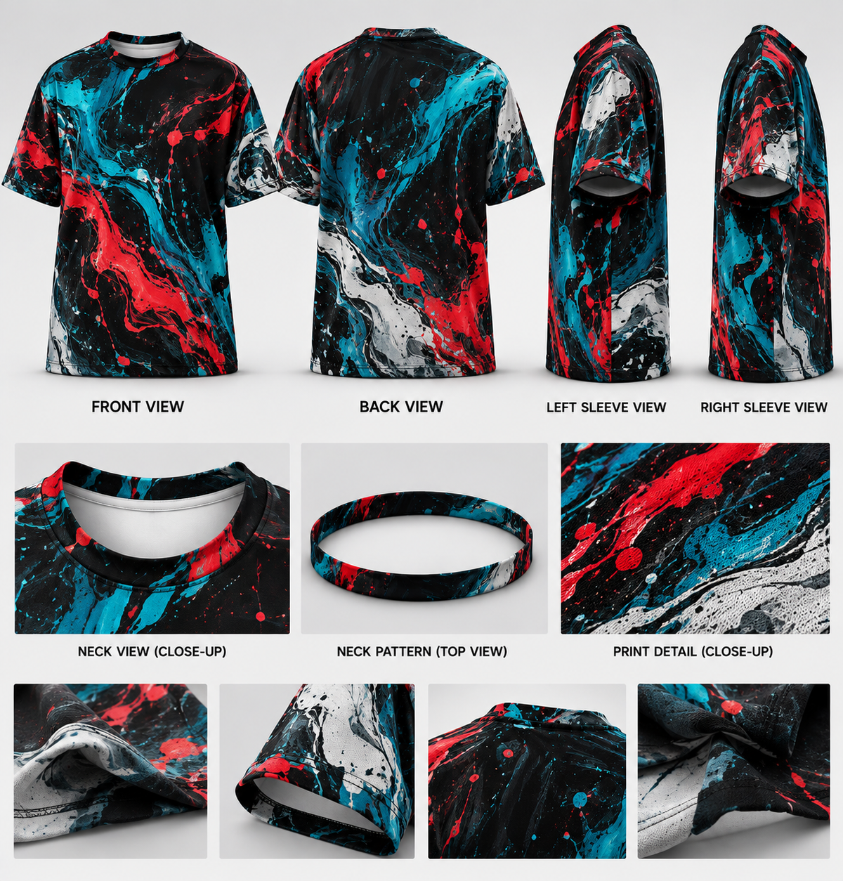 Custom Unisex AOP Oversized T-Shirt