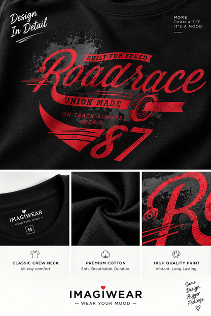Road Race 87 Vintage Racing | Women’s Regular Fit Graphic T-Shirt