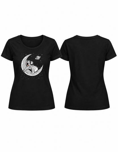 Moonlight Koala | Women’s Regular Fit Cute Graphic T-Shirt
