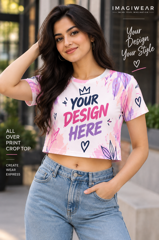 Custom Women's AOP Crop Top