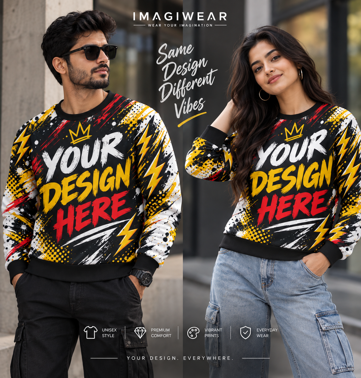 Custom Unisex AOP Sweatshirt