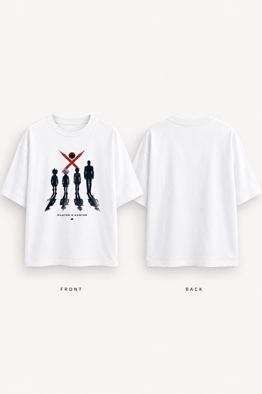 Hunter x Hunter Main Characters | Oversized Unisex Anime T-Shirt