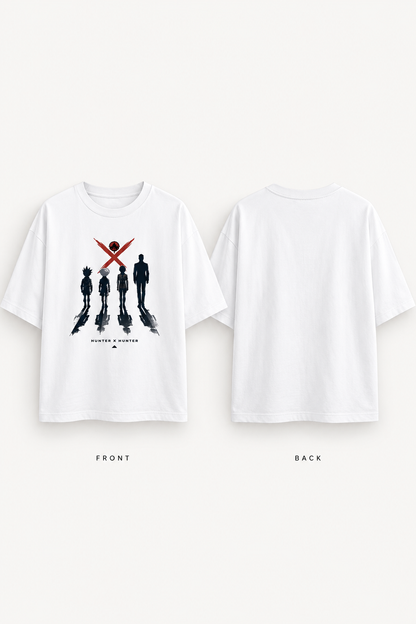 Hunter x Hunter Main Characters | Oversized Unisex Anime T-Shirt