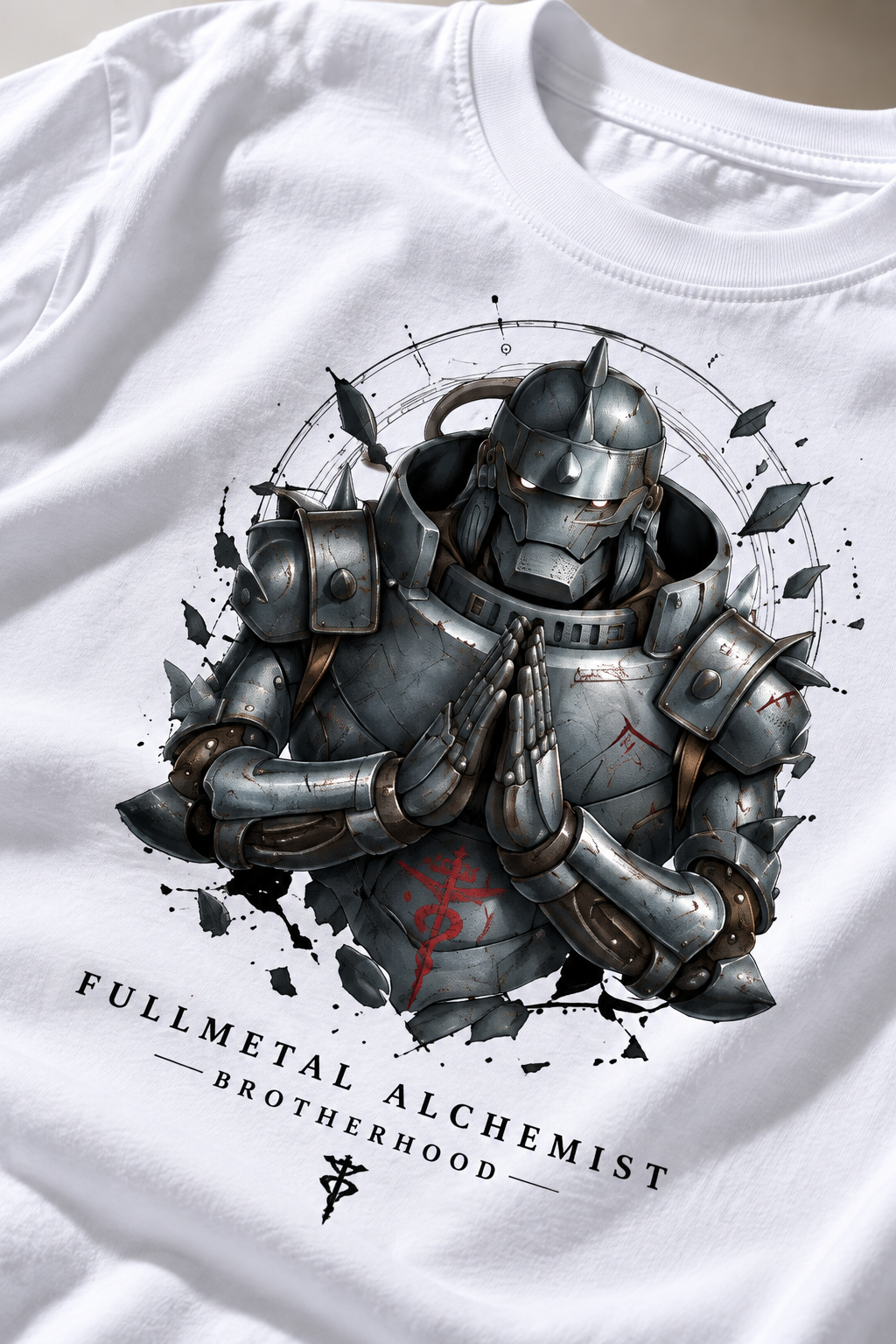 Alphonse Elric Armor | Regular Fit Unisex Fullmetal Alchemist T-Shirt