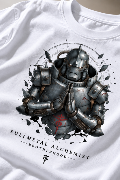 Alphonse Elric Armor | Regular Fit Unisex Fullmetal Alchemist T-Shirt