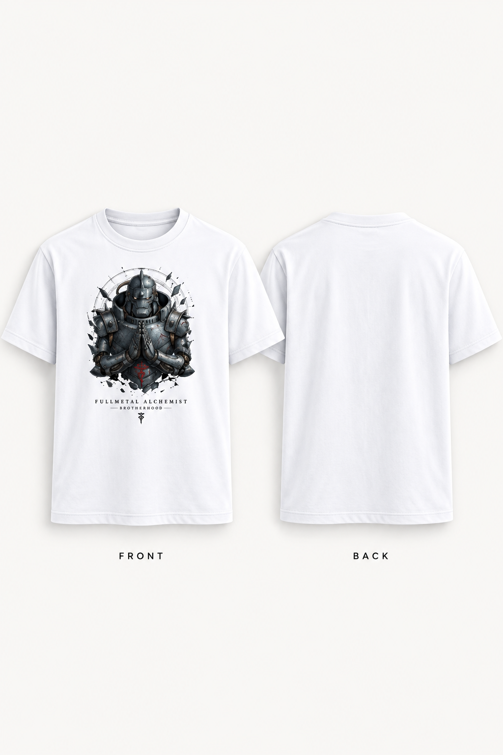 Alphonse Elric Armor | Regular Fit Unisex Fullmetal Alchemist T-Shirt