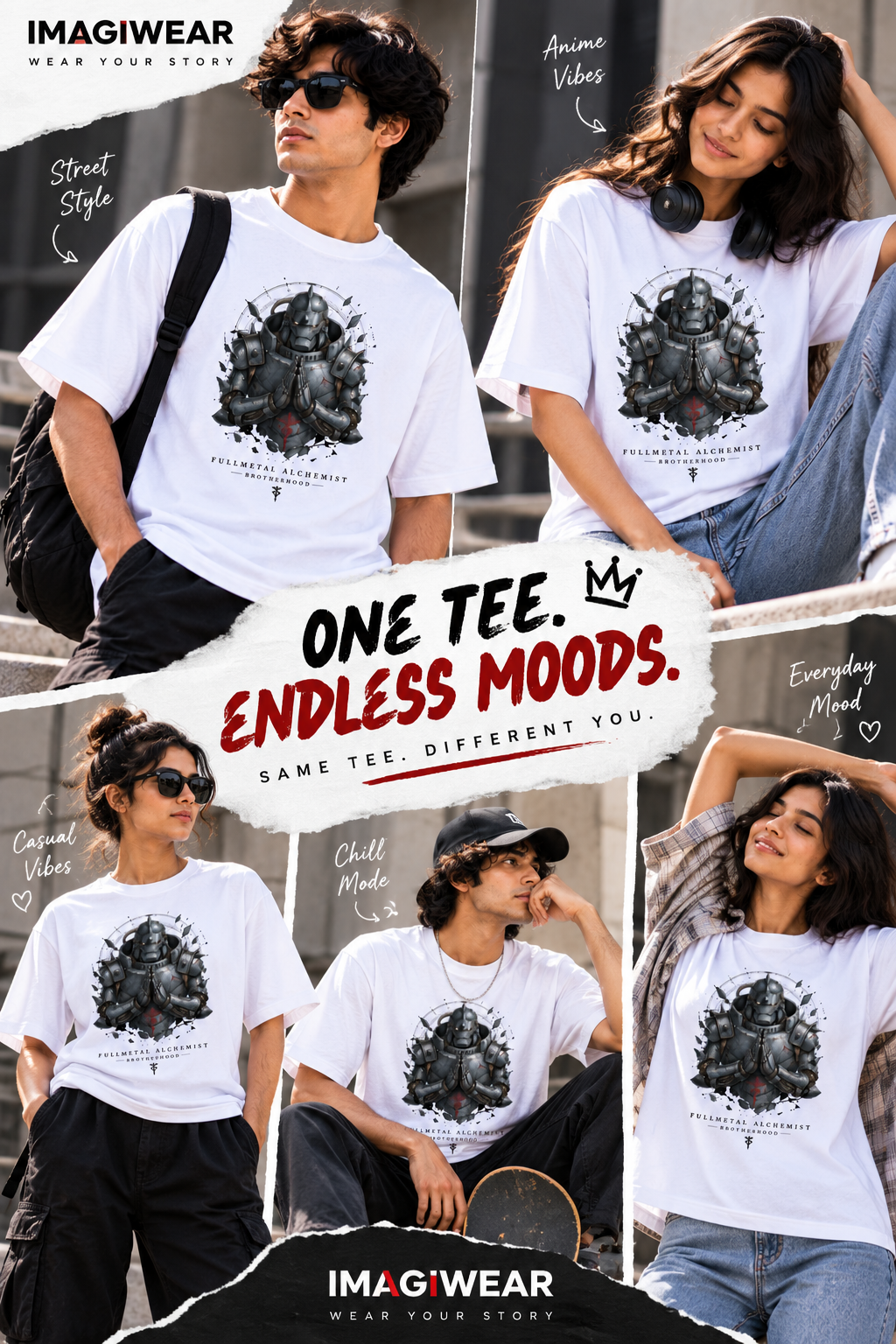 Alphonse Elric Armor | Regular Fit Unisex Fullmetal Alchemist T-Shirt