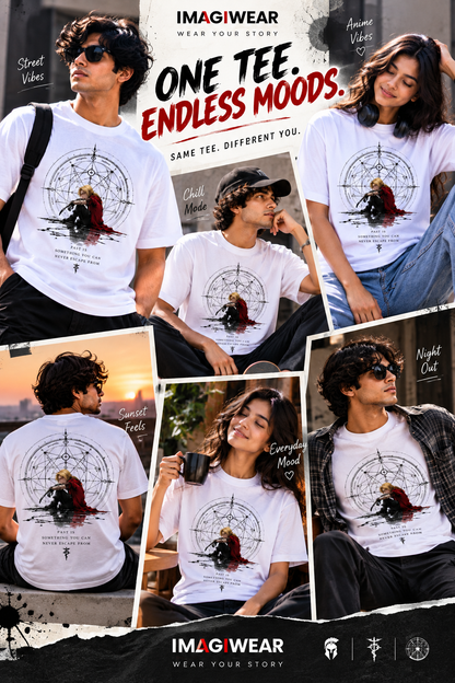 Edward Elric Past & Alchemy | Regular Fit Unisex Fullmetal Alchemist T-Shirt