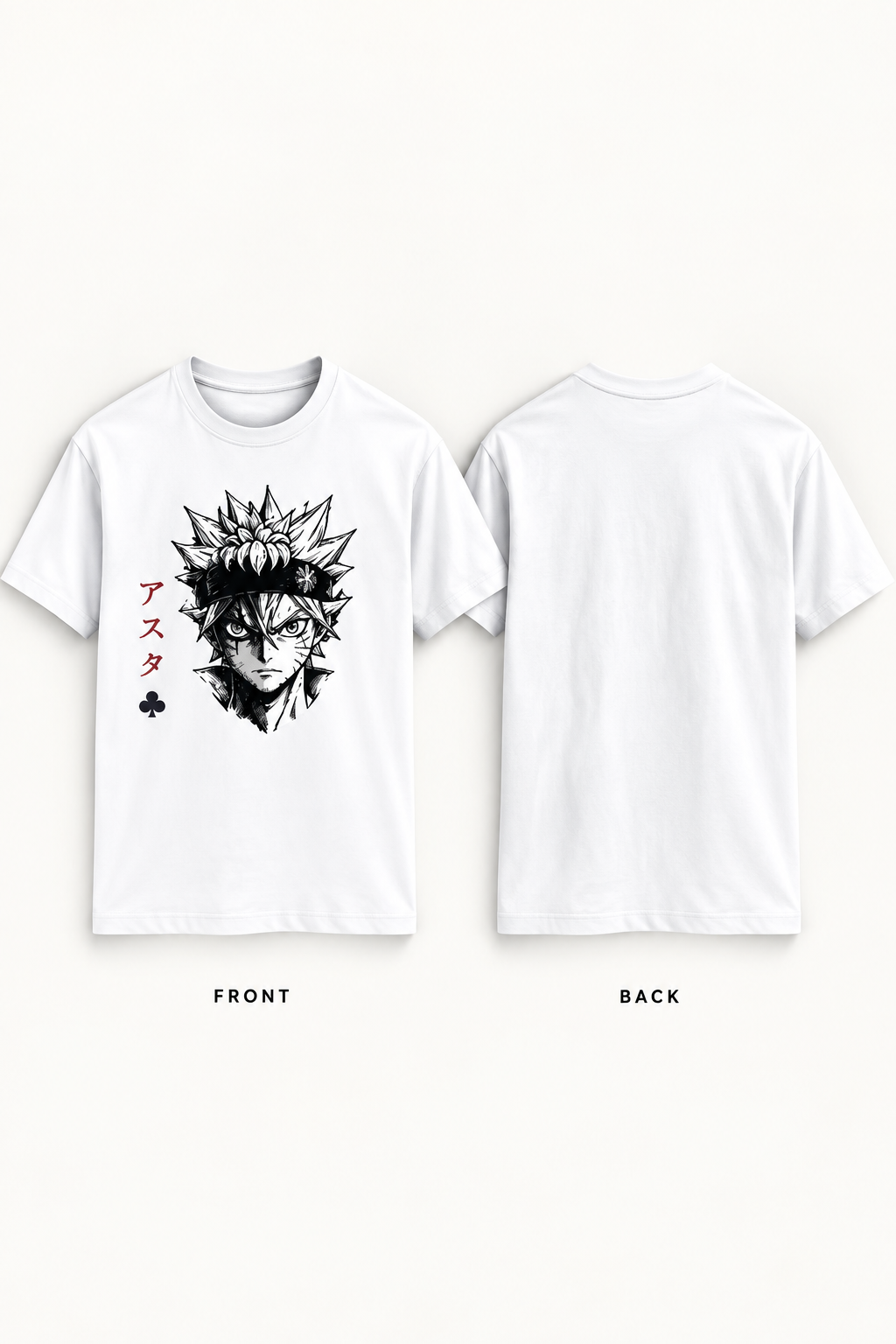 Asta Black Clover Portrait | Regular Fit Unisex Anime T-Shirt