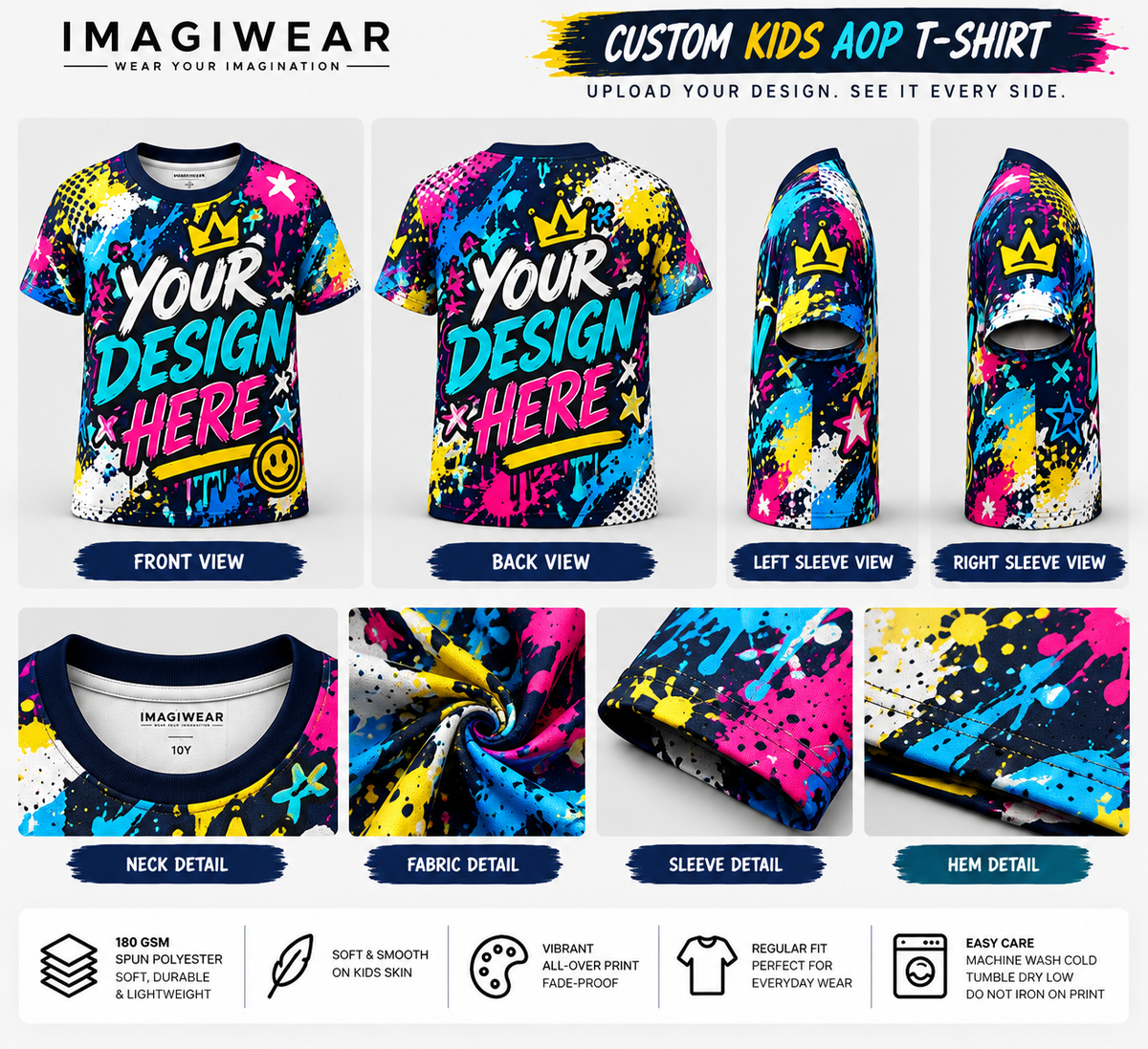 Custom Kids AOP T-Shirt