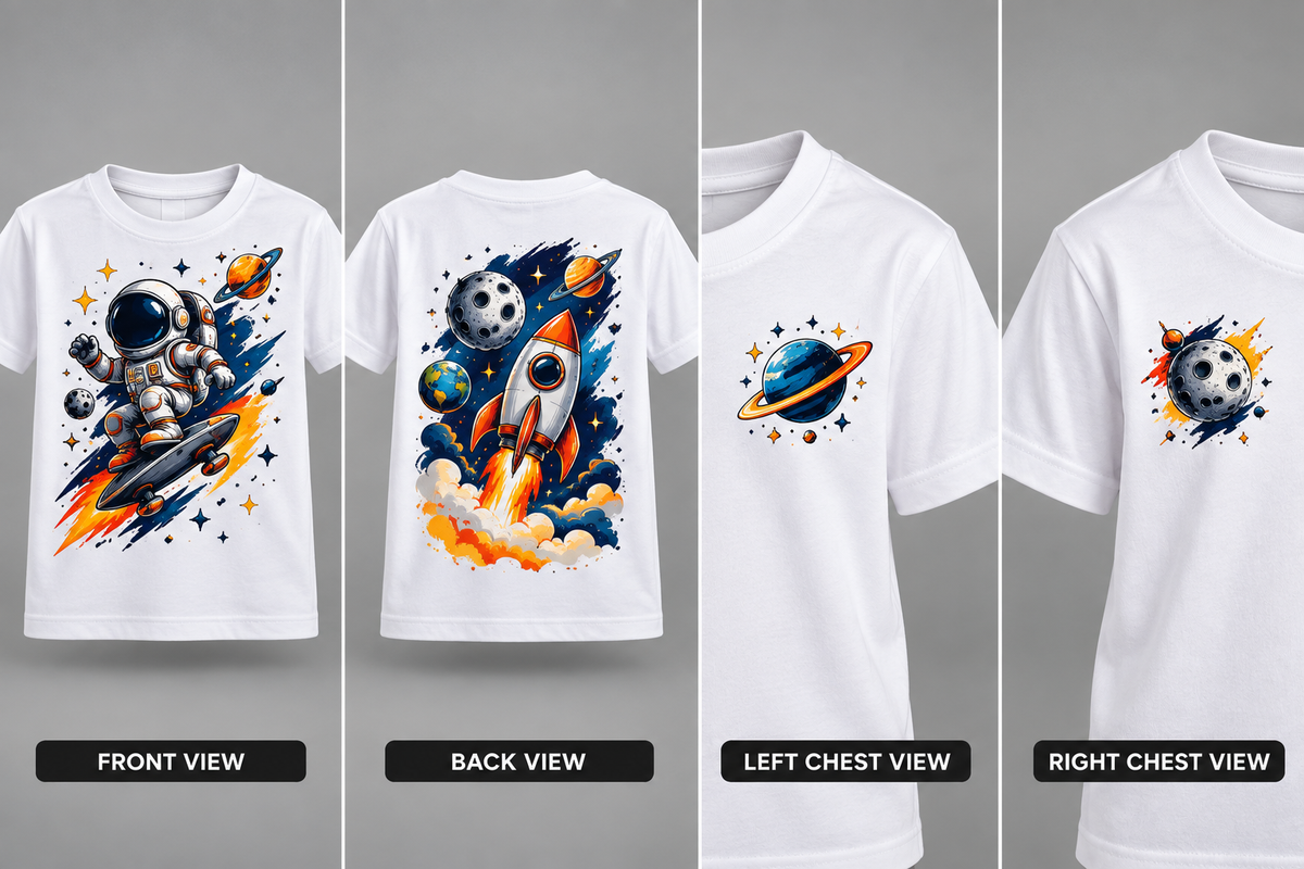 Custom Boy’s Crew Neck T-Shirt
