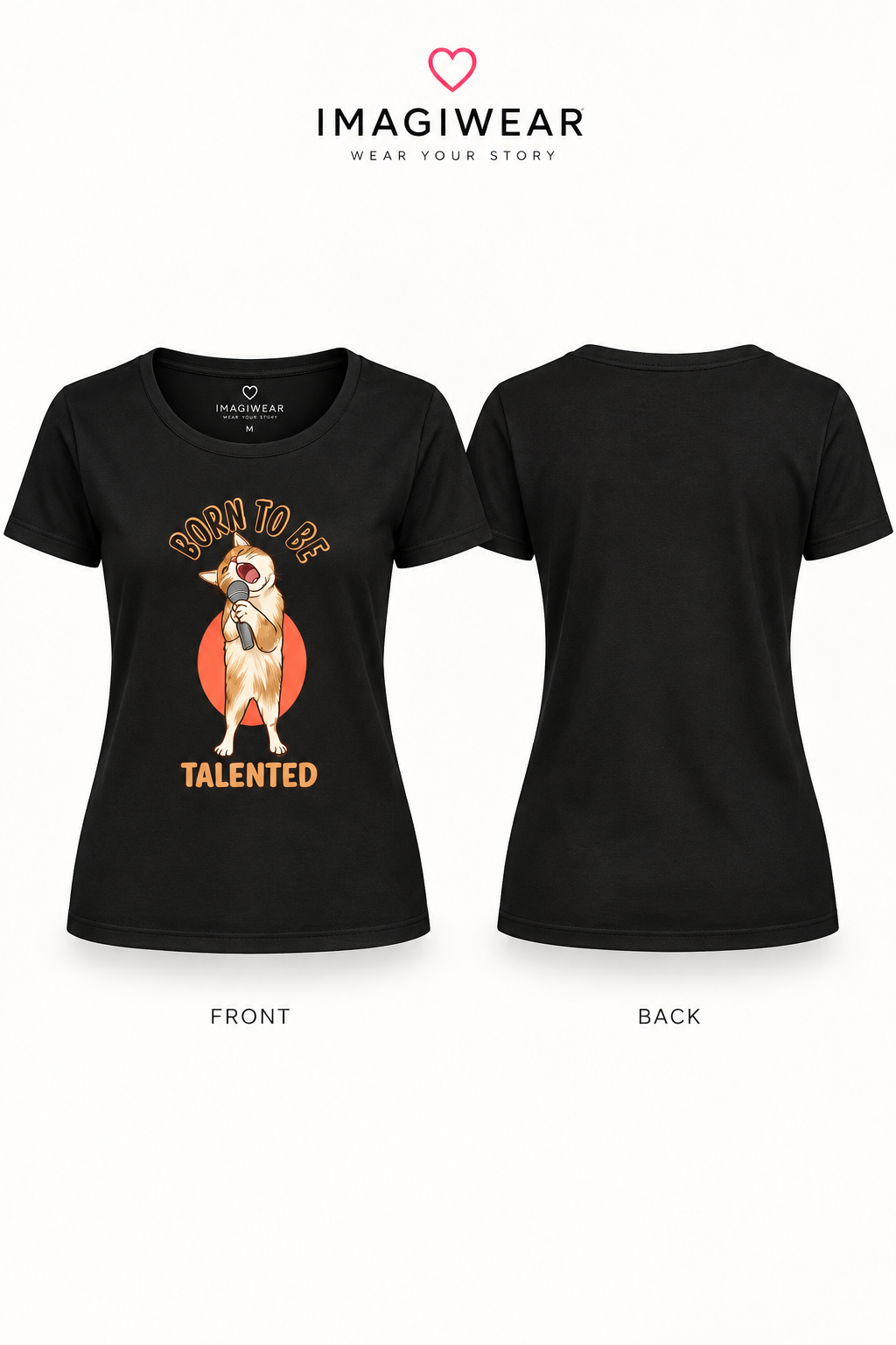 Born to Be Talented Meerkat Graphic T-Shirt | Women’s Regular Fit Tee