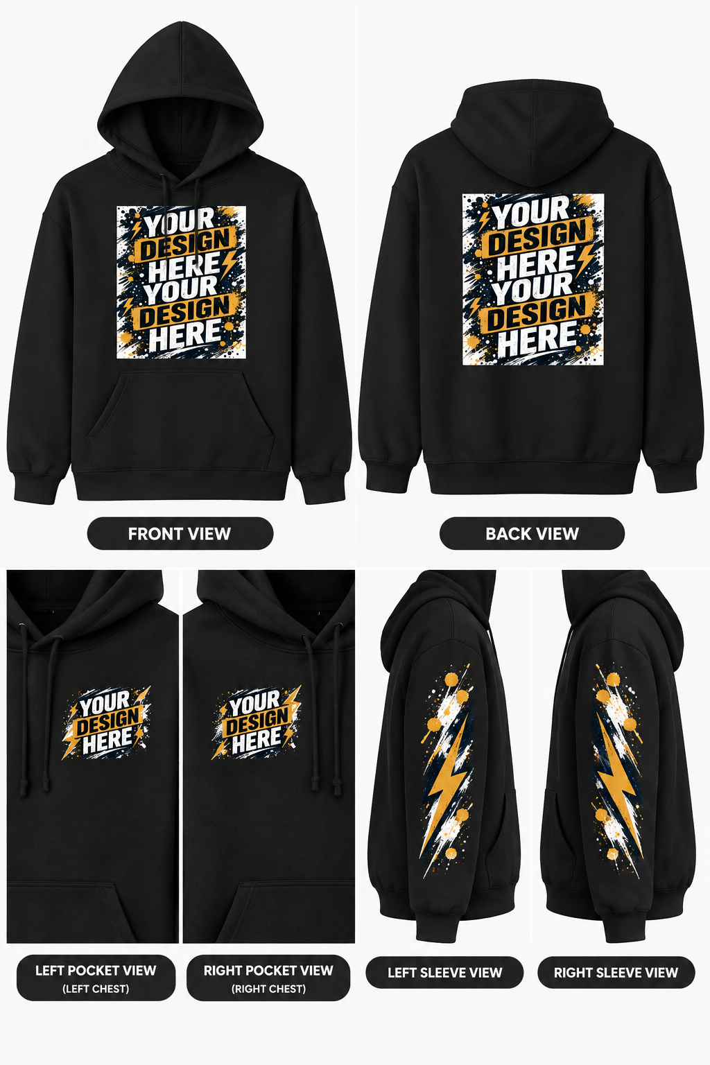 Custom Unisex Pullover Hoodie