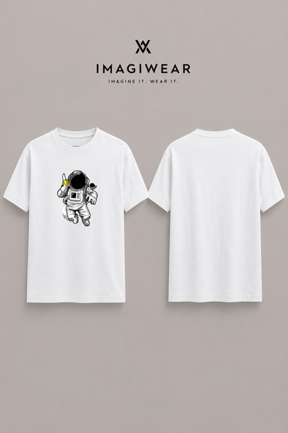 Space Snack Graphic T-Shirt | Unisex Regular Fit Tee