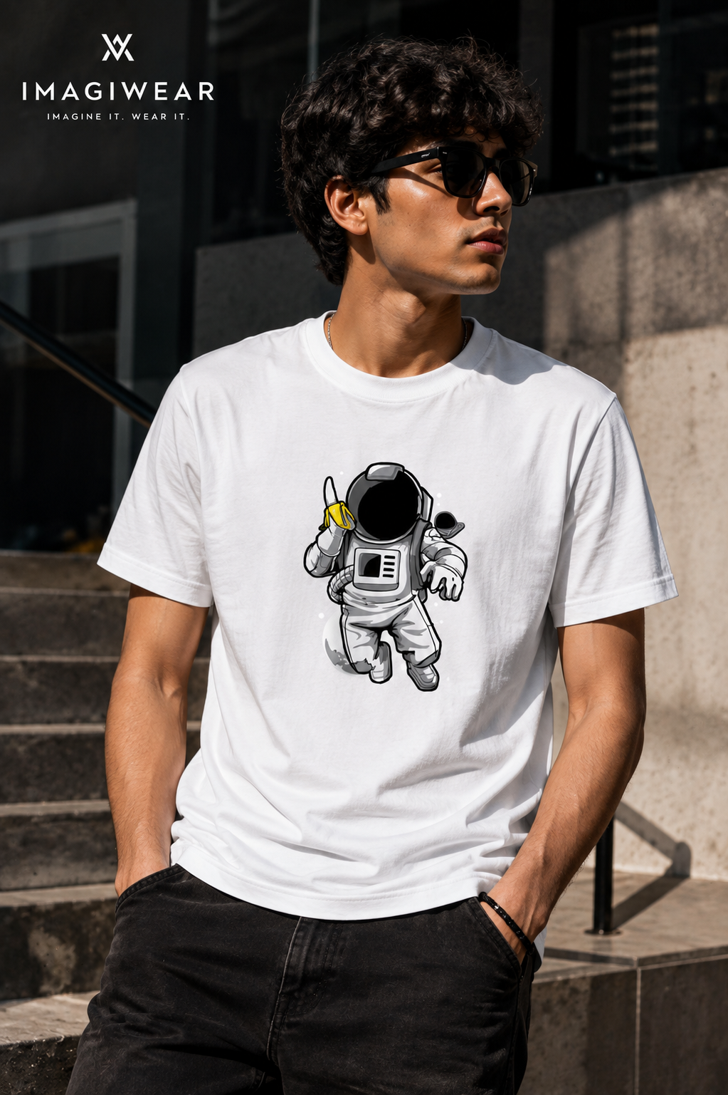 Space Snack Graphic T-Shirt | Unisex Regular Fit Tee