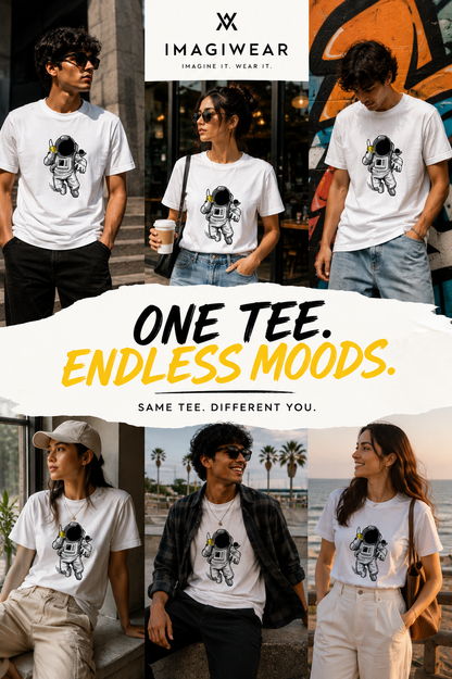 Space Snack Graphic T-Shirt | Unisex Regular Fit Tee