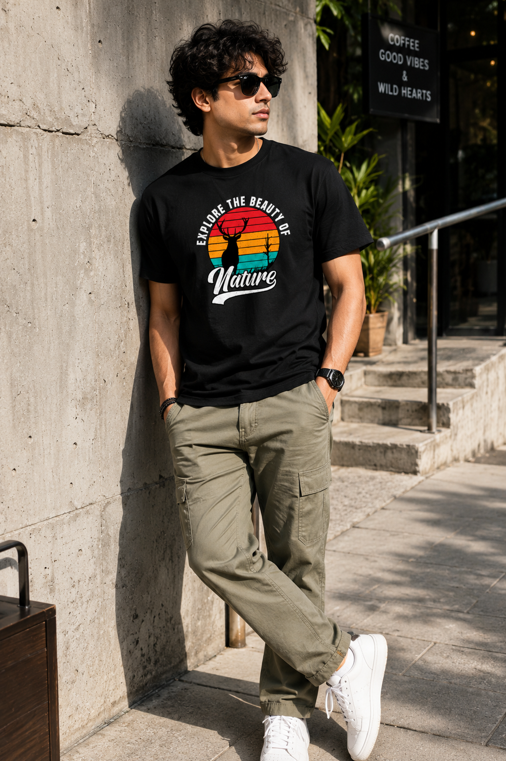 Explore The Beauty of Nature Graphic T-Shirt | Unisex Regular Fit Tee